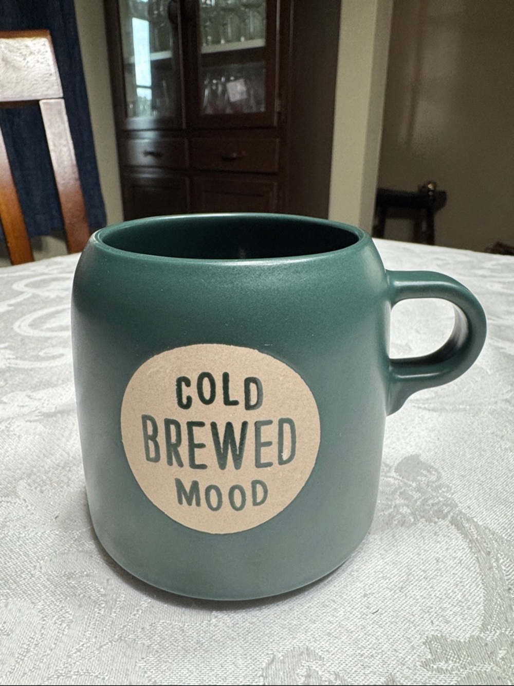 Project 62 “Cold Brewed Mood”  16oz. stoneware mug.